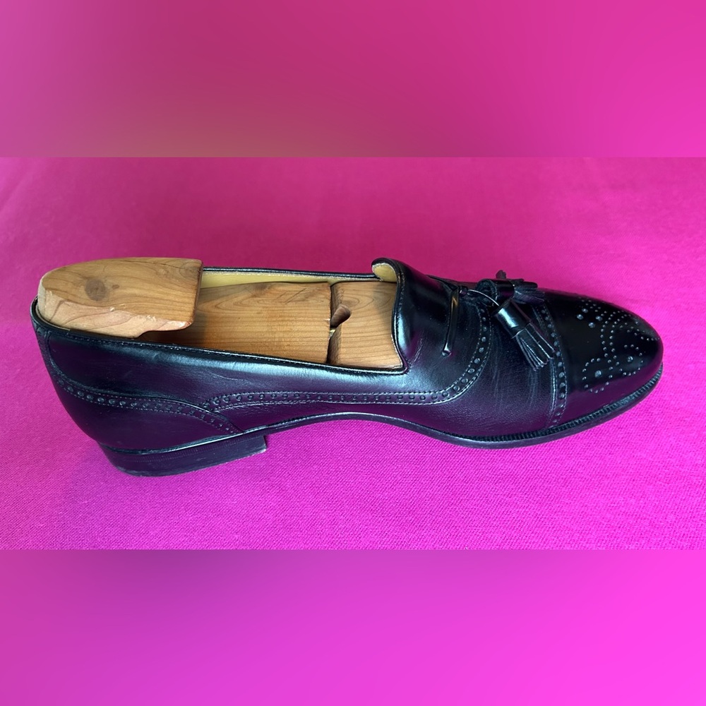 Mezlan Havana Brogue Cap Toe Tassel Loafer - Picture 5 of 7